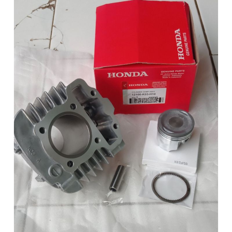 Paket Blok Seher Dan Piston Ring Pen Seher Revo Fi Injeksi STANDAR ORIGINAL