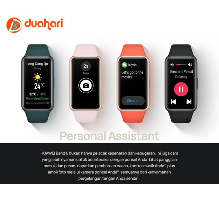 Huawei Band 6 Amoled Spo2 Smartband 96 Mode Olahraga