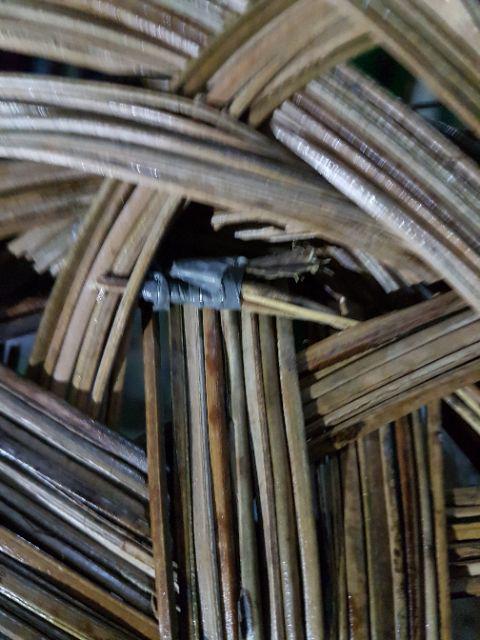 Jnt / Jne 50pcs Grosir Piring Lidi Anyaman Rotan Bambu Murah 83