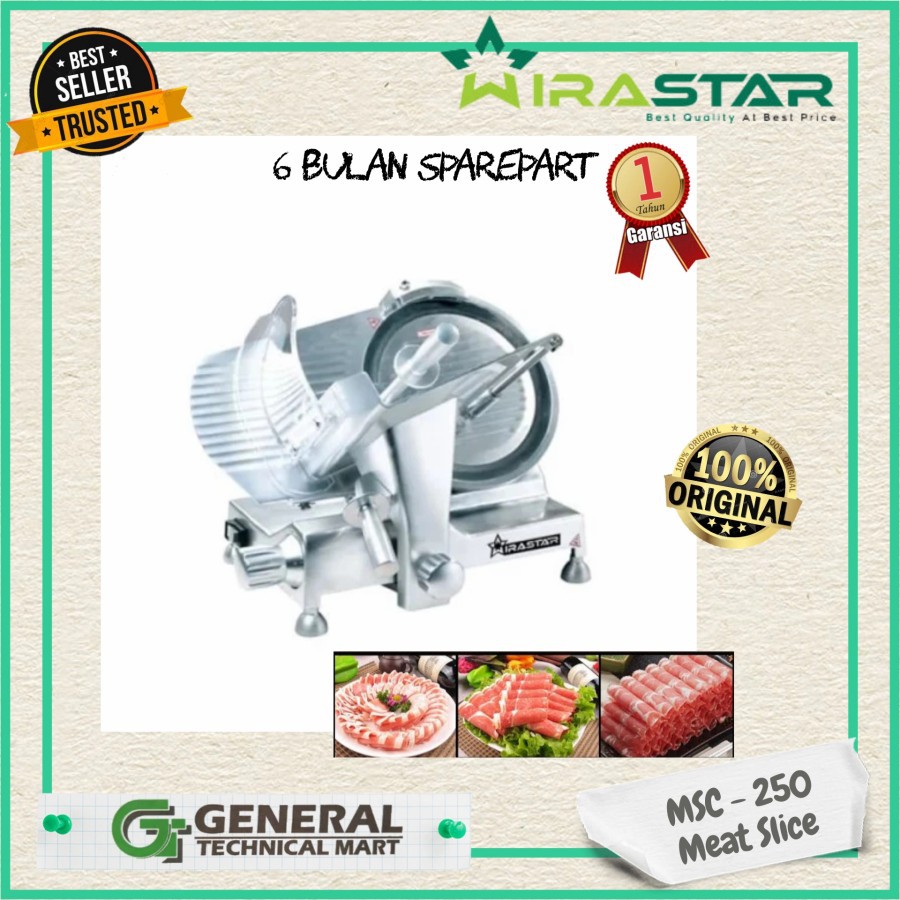 Meat Slicer WIRASTAR MSC-250 TERBARU