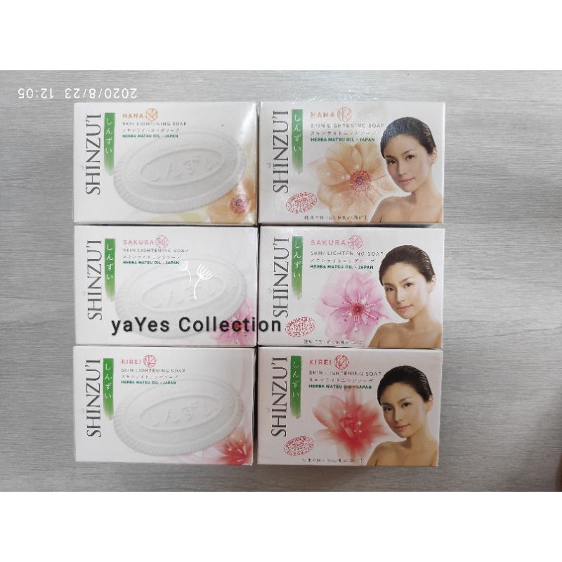Shinzui Sabun Mandi Batang Sakura Kirei Hana Matsu Myori 85 G Skin Lightening Soap Sinzui Shinzu I Shopee Indonesia