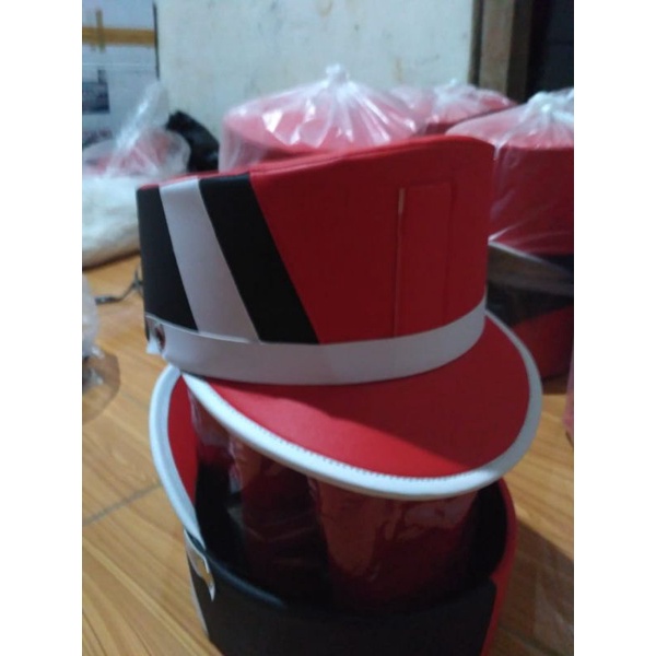 Topi Pasukan Drumband - Custom Topi Pasukan Drumband