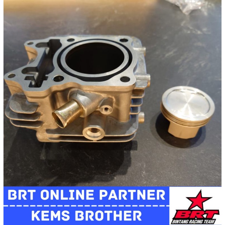 BLOK PCX BRT ADV VARIO 150 VARIO 125 PISTON 62MM CASTING IRON DOUBLE COOLER GENERASI KETIGA GRATIS BUSI RACING BRT KODE CPR