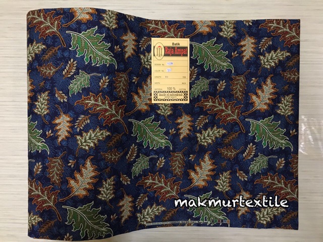 Kain batik katun Raja Ampat Godhong Mauria 1028 / batik Raja Ampat