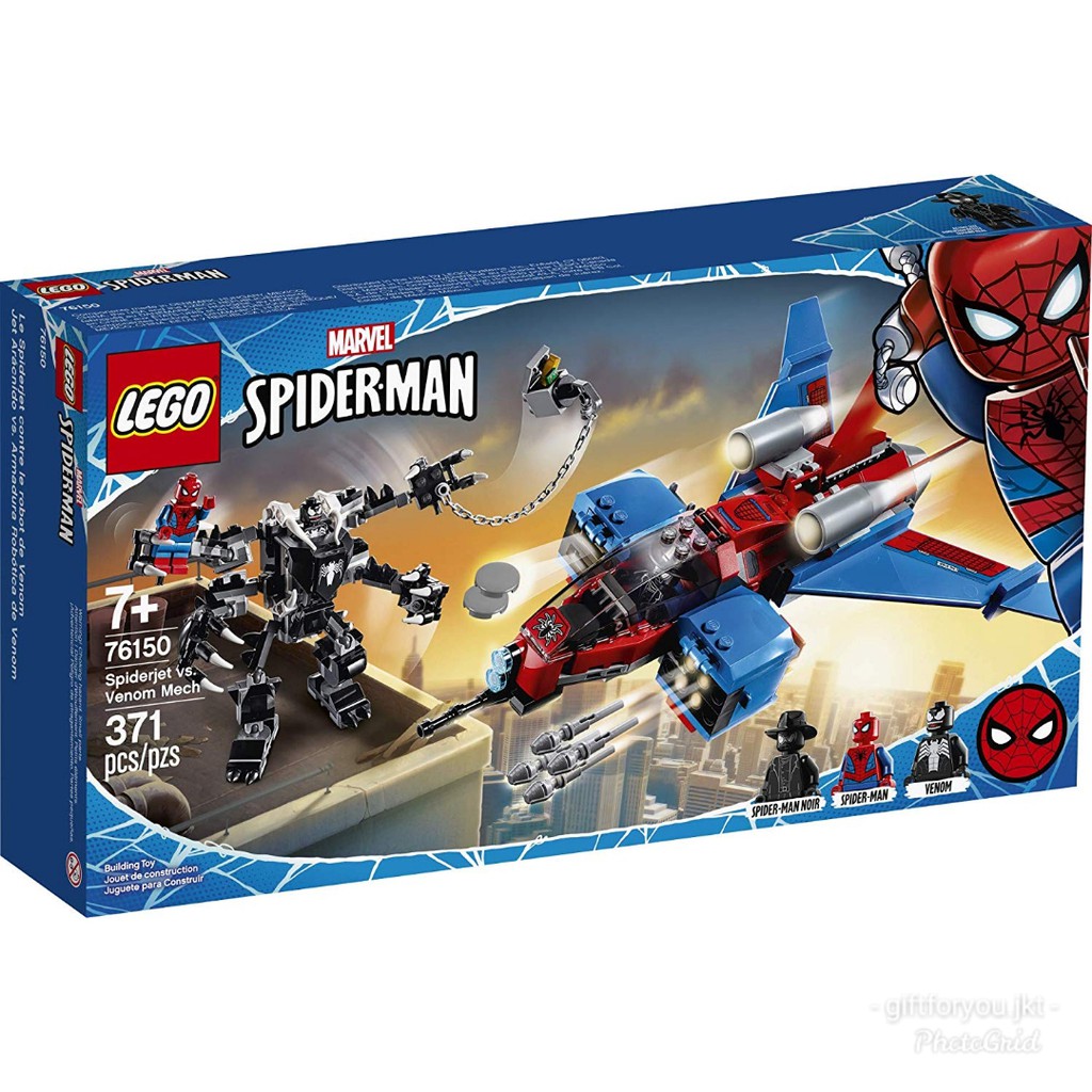 Jual Lego Marvel Spider Man Spider Jet Vs Venom Mech No. 76150  Indonesia|Shopee Indonesia