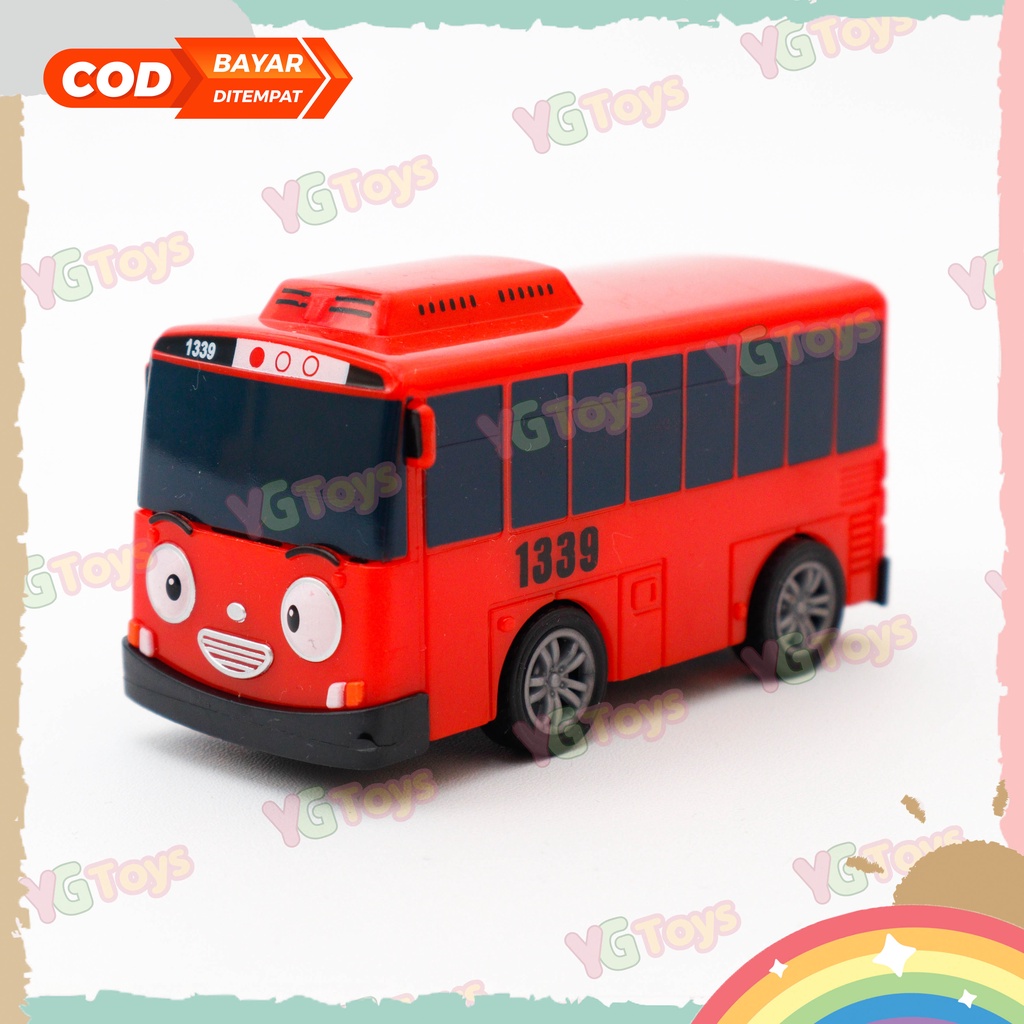 YGtoys Mobil Taayo The Little Bus Geser Pintu Sliding Door Bis Toya Mainan Anak Dorong