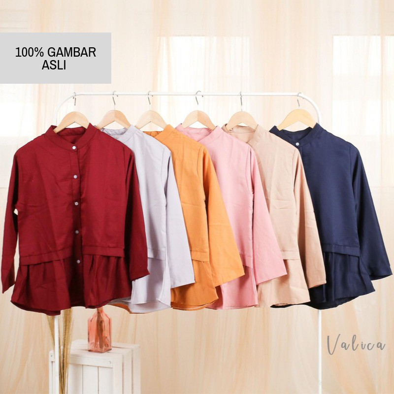 (COD) Daily Things  Atasan Rumbai 6 Colors Beril Fit XL LD 96cm