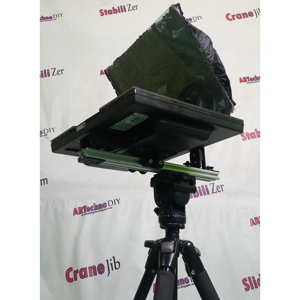 Broadcast Teleprompter Monitor 24&quot; 24in 24 in inch inchi Single Tripod