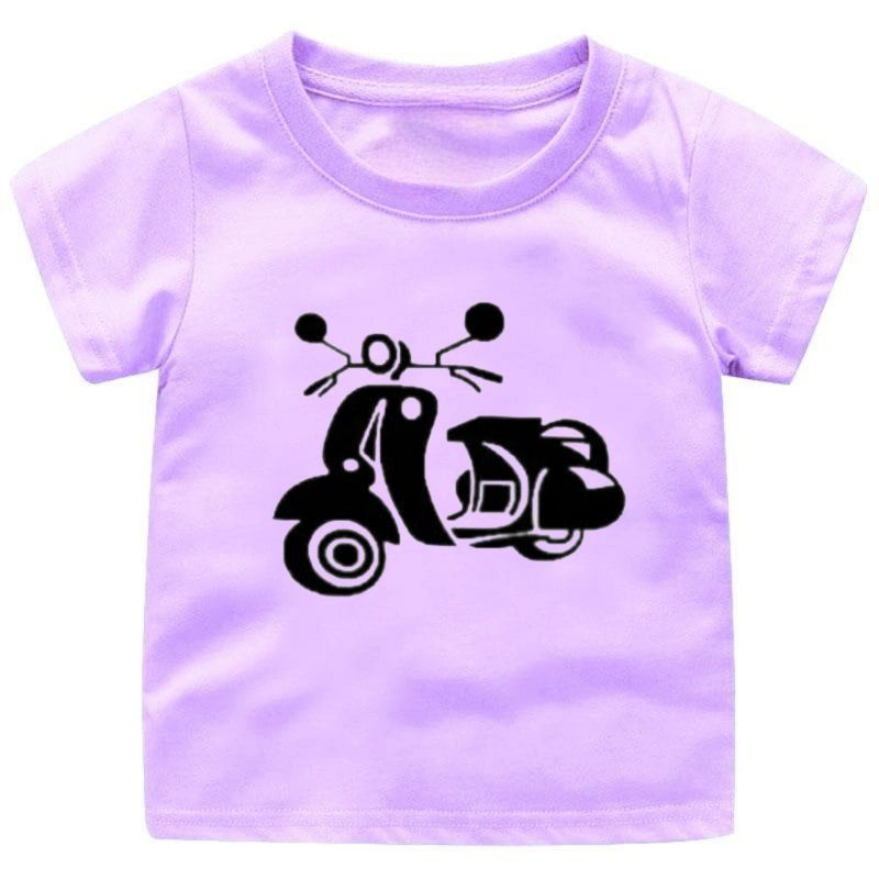 BAJU KAOS ANAK GAMBAR (VESPA)CEWEK-COWOK 1-12TAHUN FASHION ANAK TERBARU