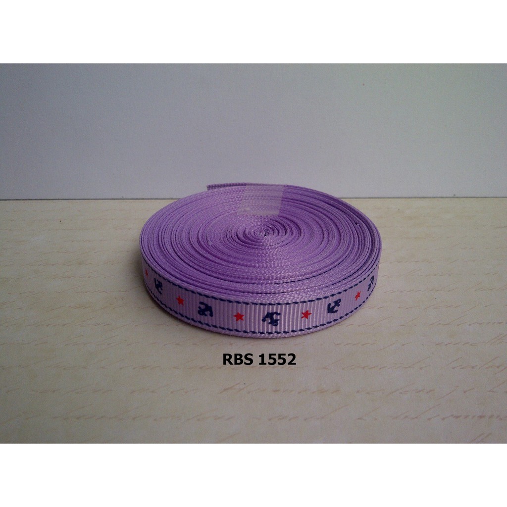 

[10 YARD] PITA GROSGRAIN MOTIF JANGKAR SALE RBS 1552