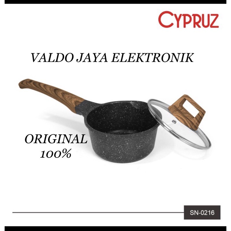 CYPRUZ Sauce Pan SN-0216 DIECAST 16CM Sauce Pan CYPRUZ SN0216 Panci Kuah SN 0216