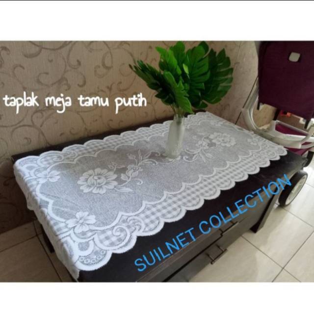 Taplak Meja Tamu Ukuran Standar panjang100cm×Lebar40cm.