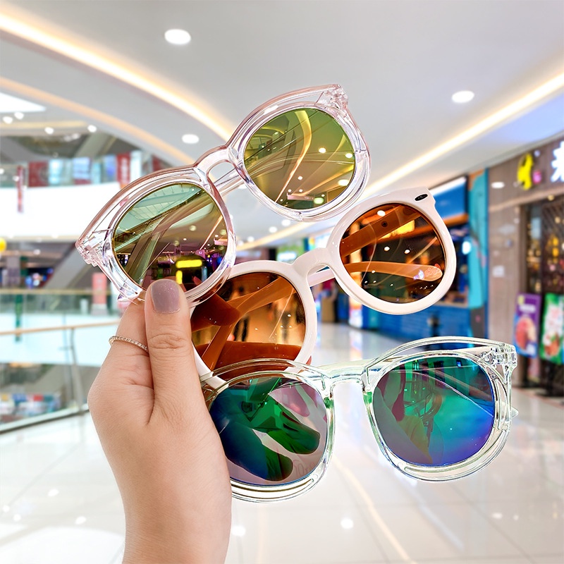 GO! KC610 Kacamata Fashion Anak Retro  Kaca Mata Ulzzang Vintage Sunglasses