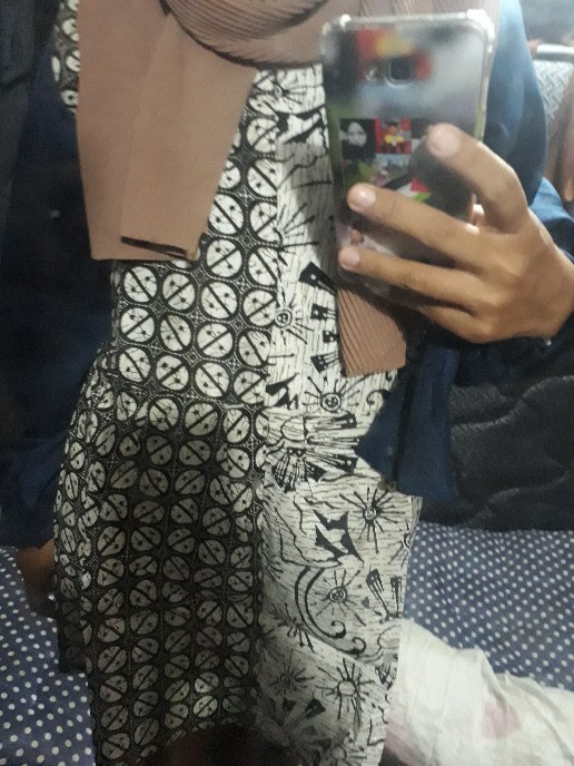 S M L Xl Xxl 3l 4l 5l Tunic Batik Motif Trend Seragam Batik Baju Batik Wanita