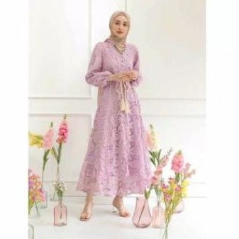 gamis brukat vivorie premium