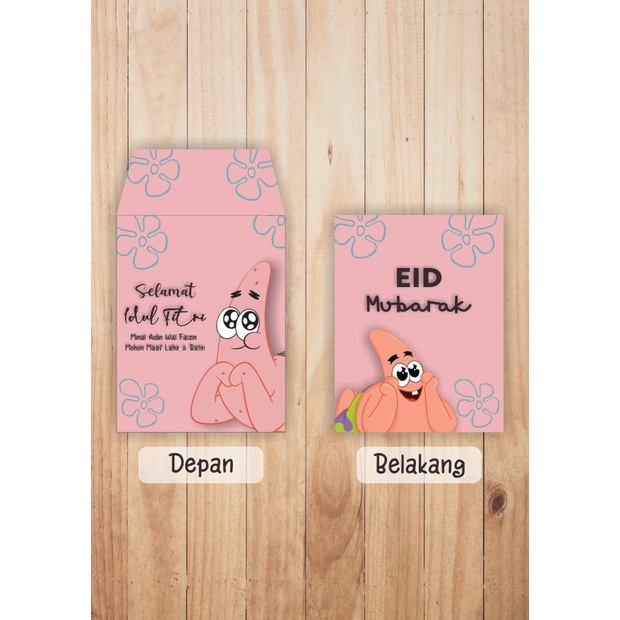 

Amplop Angpau Anak (ISI 12 pcs) Tema patrick spongebob Roselera (ukuran kecil)
