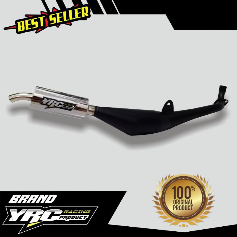 knalpot yrc racing fizR standar black crom