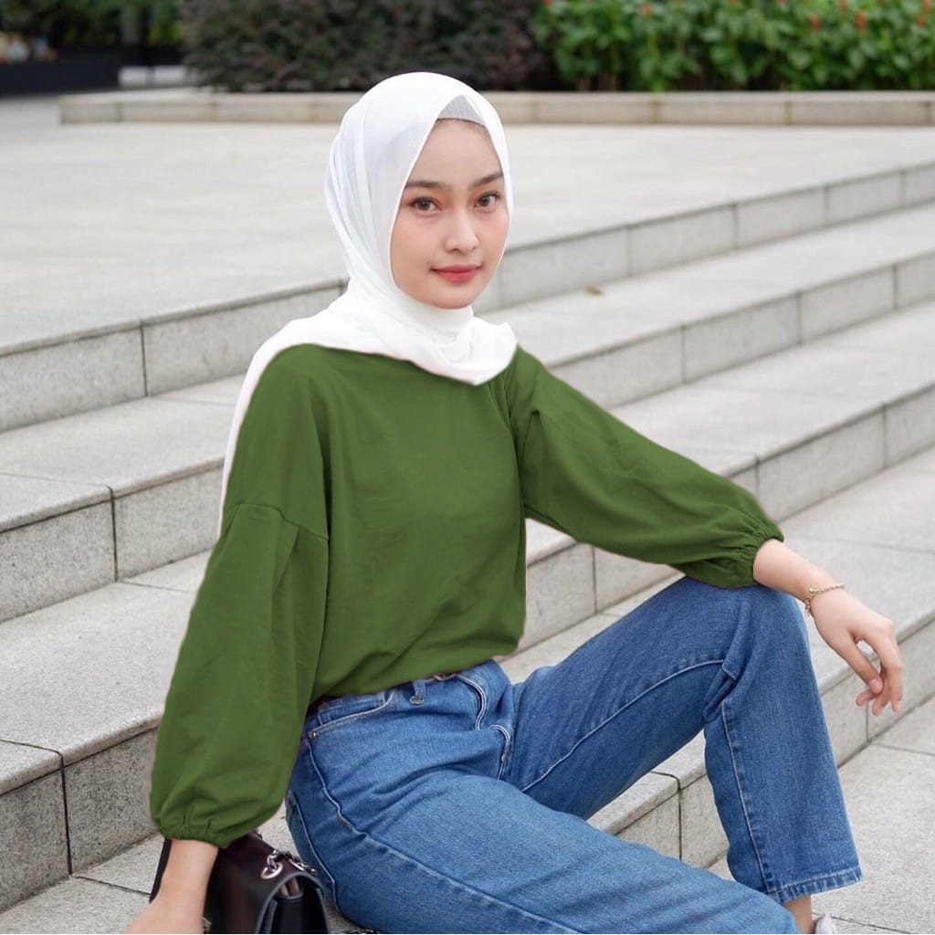 Blouse Lucy Top Hits-Atasan Blouse Wanita