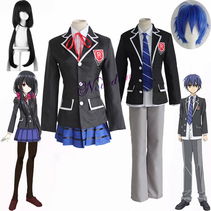 PreOrder Date A Live Natsumi Yatogami Tohka Itsuka Shido Origami Tokisaki Kurumi School Uniform Anim