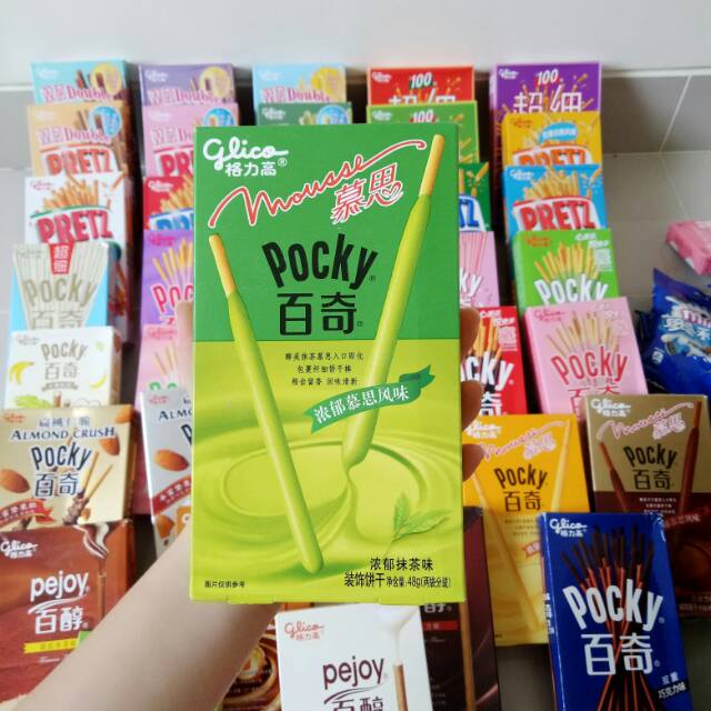 

POCKY MOUSSE FLAVOR : MATCHA, MILK