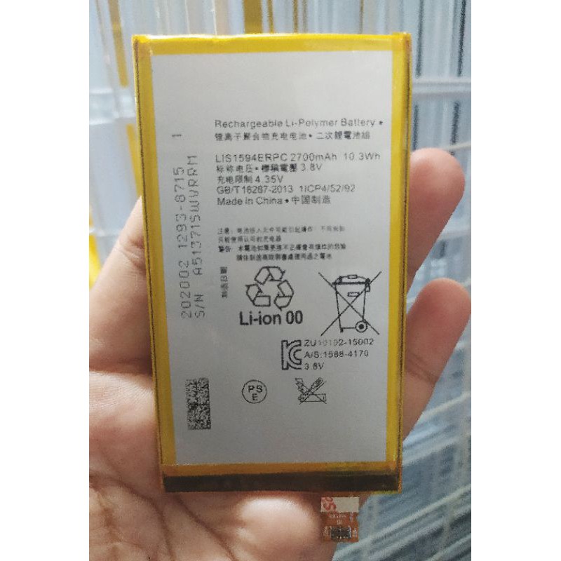 Baterai Xperia Z5 Mini Batre Z5 Compact E5803 E5823 LIS1594ERPC ORIGINAL
