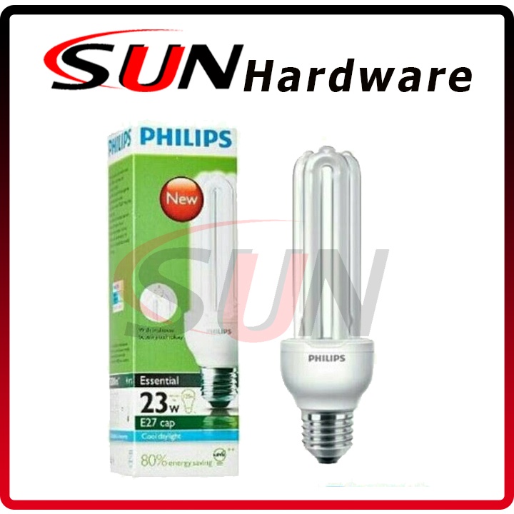 Lampu Philips Essential 23 Watt Putih Cdl Cool Day Light E27