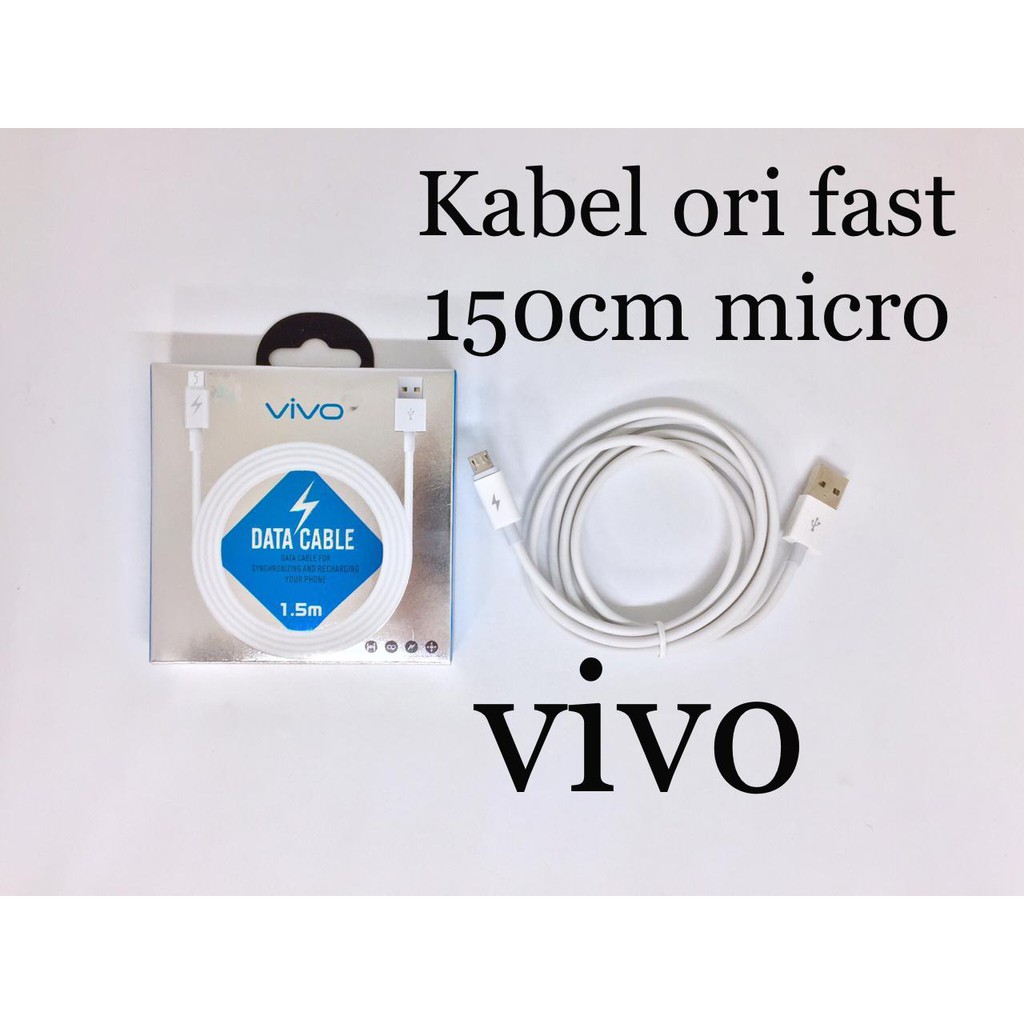 KABEL DATA SAMSUNG OPPO VIVO XIAOMI 150CM ORIGINAL READY TYPE MICRO-USB DAN TYPE-C