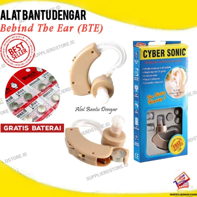 Jual Alat Bantu Dengar Cybersonic Free Baterai Papan Isi Pcs Shopee Indonesia