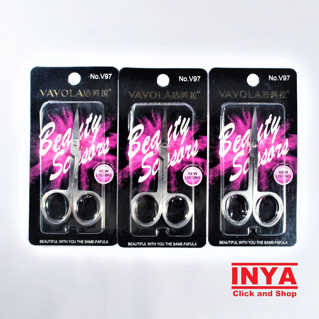 GUNTING ALIS VAVOLA V97 HIGH QUALITY BEAUTY SCISSORS SILVER