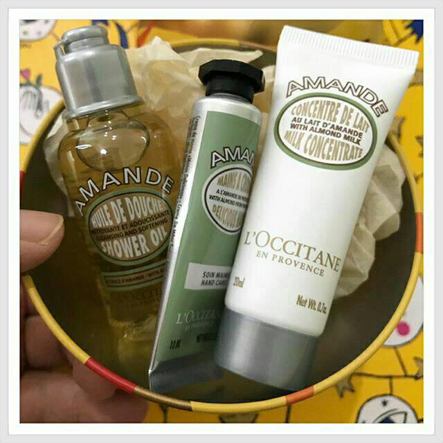 Loccitane gift ball set amande