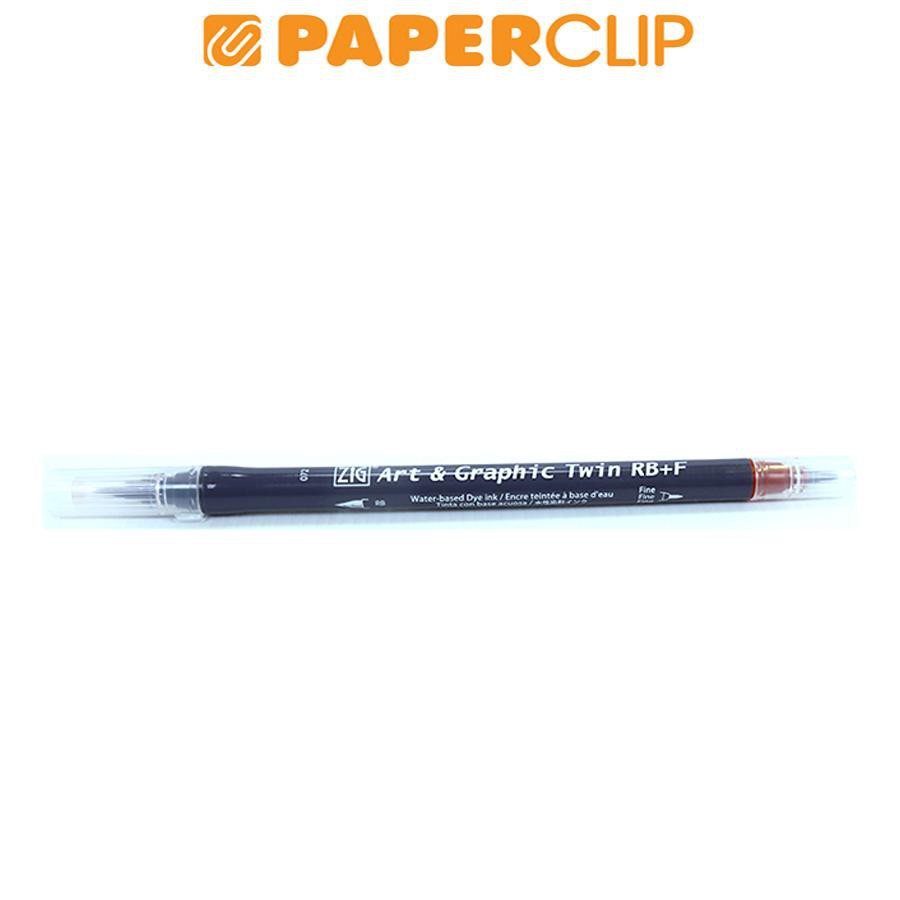 

PEN BRUSH ZIG KURETAKE ART & GRAPHIC TWIN RB+F TUT-95 072 BROWN