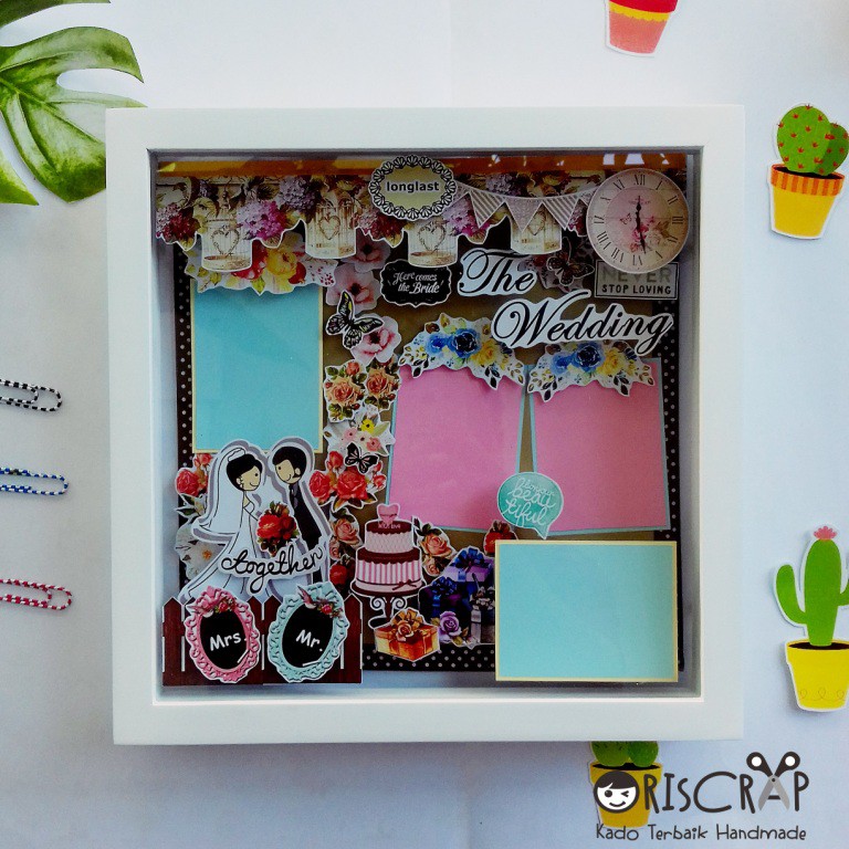 

Kado pernikahan Unik / scrapframe wedding unique