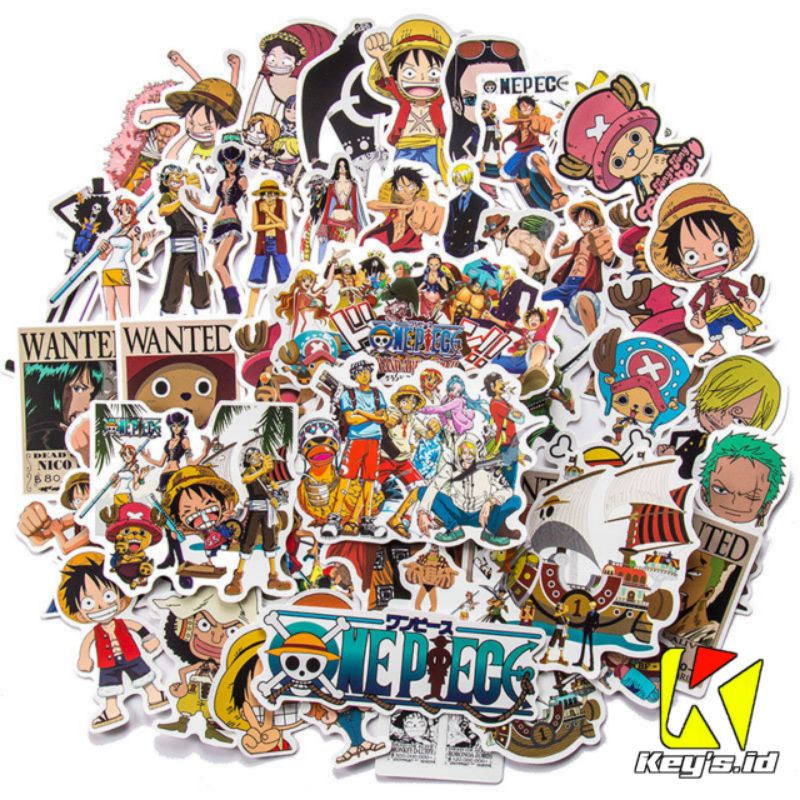 

STICKER STIKER ONE PIECE, STICKER ANIME, STIKER LAPTOP, STIKER HP