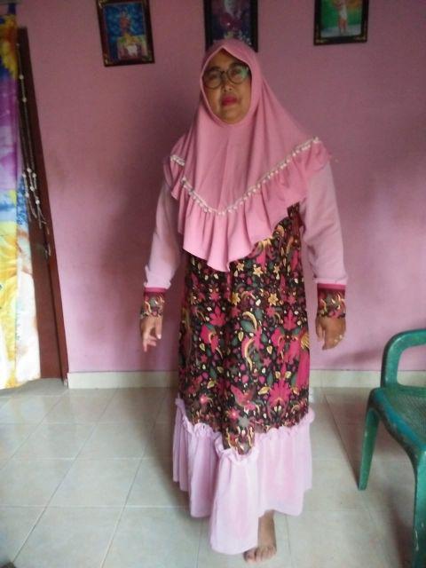 Muslim Gamis Batik Shofiya Size Jumbo