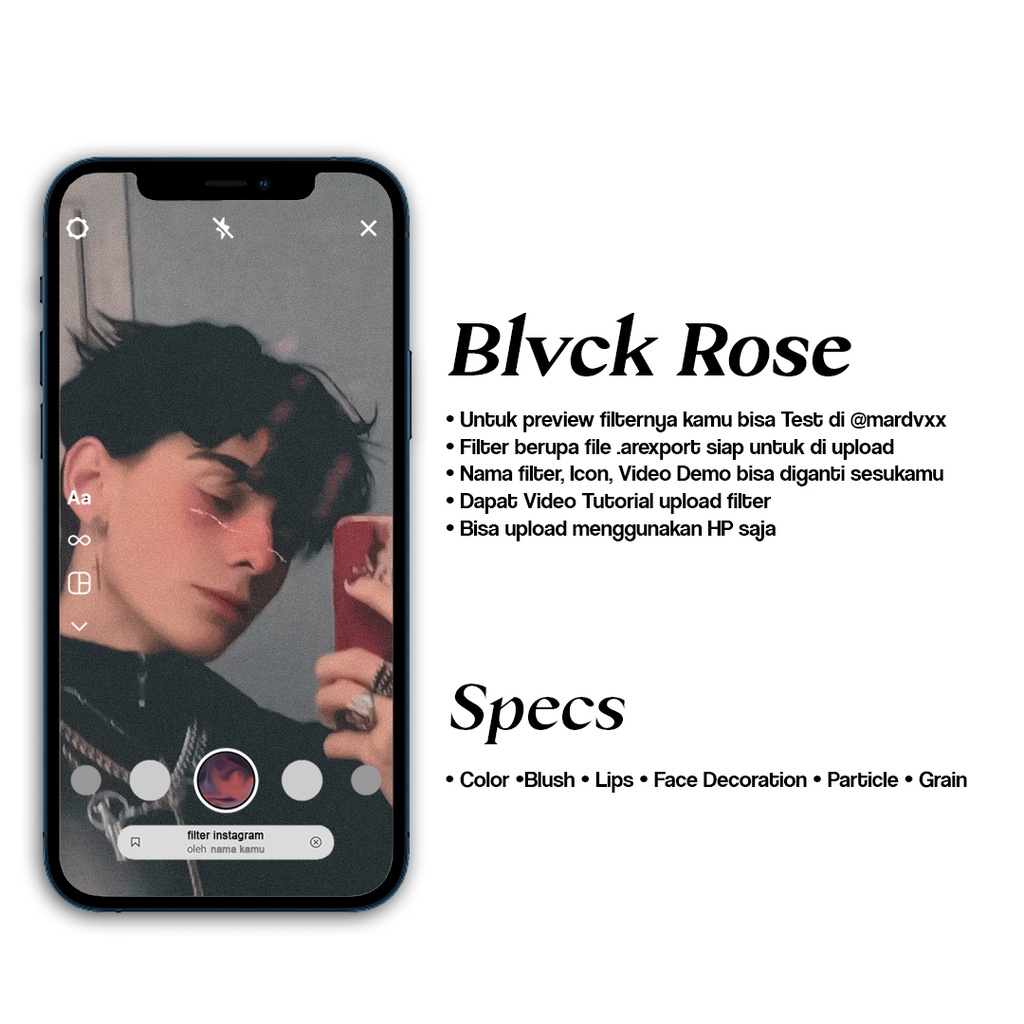 FILTER INSTAGRAM - BLVCK ROSE by MARDVXX