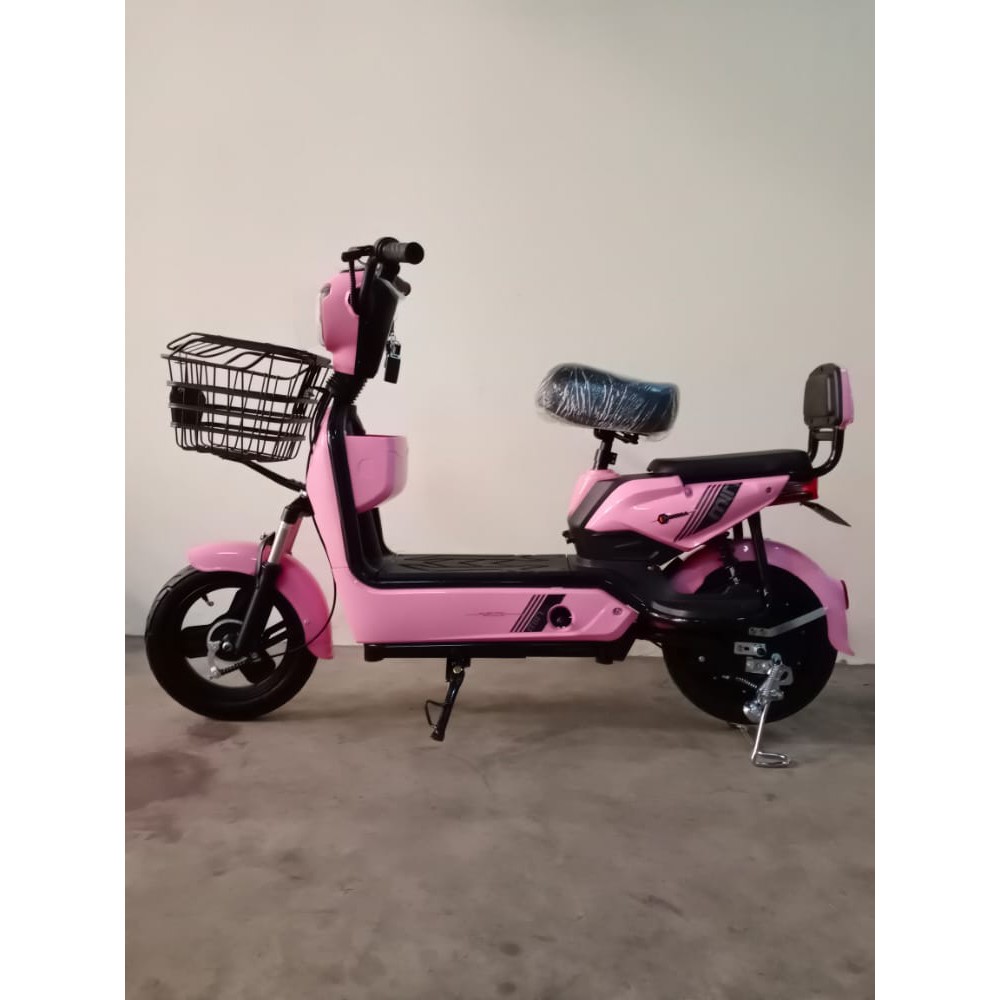 TERBARU Sepeda Listrik Pink Goda 48V 12Ah | Shopee Indonesia