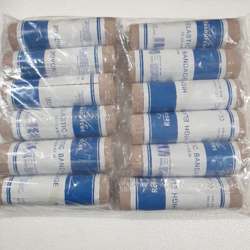 Perban Elastis Kaki Tangan Lutut 15cm x 4.5m Elastic Bandage Perban Patah Tulang Verban Elastis 6 inch Original