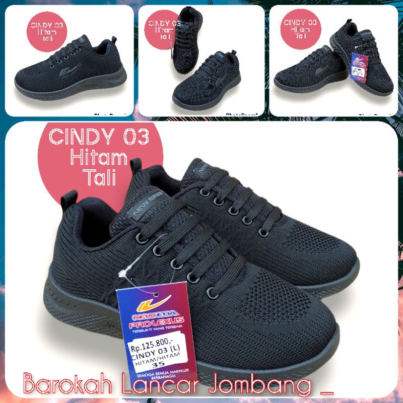 SEPATU SEKOLAH HITAM NEW ERA CINDY/ Jacko (33-36) 100% ORIGINAL BY NEW ERA