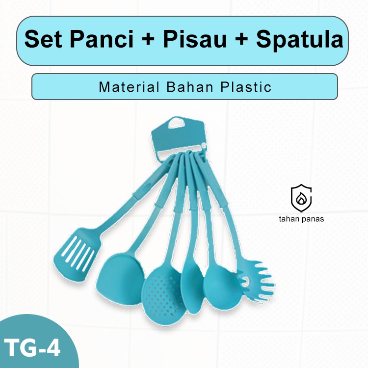 Produk Peralatan Masak Panci Set 13 Cookware+Pisau+Spatula Praktis Wajan 13 Tutup Kaca