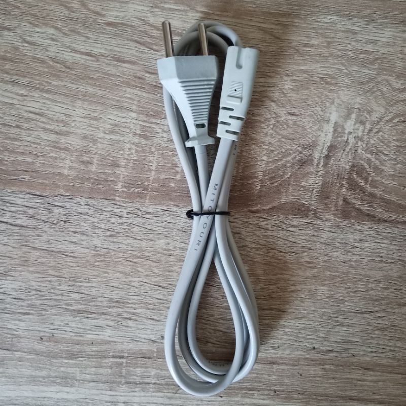 Kabel Printer Abu / Kabel Angka 8 Abu / Kabel Charger Lampu Emergency / Kabel Cas Raket Nyamuk / Kab