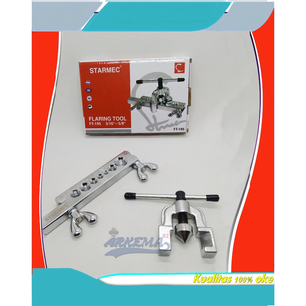 FLARING TOOL CT195 | FLARING SINGLE | PEMBUKA PIPA AC | FLARING MULTI  |  FT195 FLARING TOOL