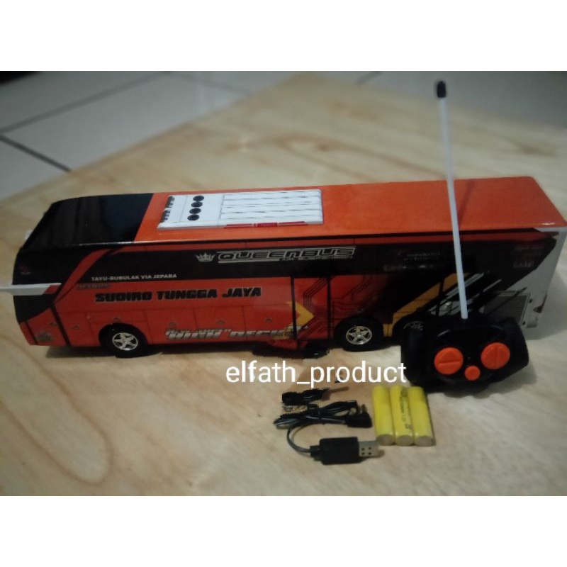 miniatur bus sudiro tungga jaya tronton