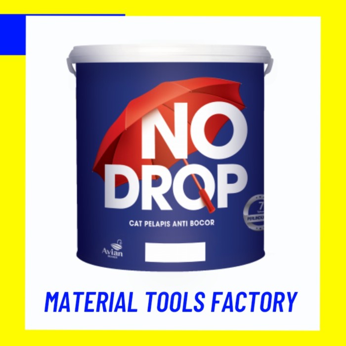 Cat Pelapis Anti Bocor No drop 4kg / Cat Nodrop 4kg (Gojek Grab Only)