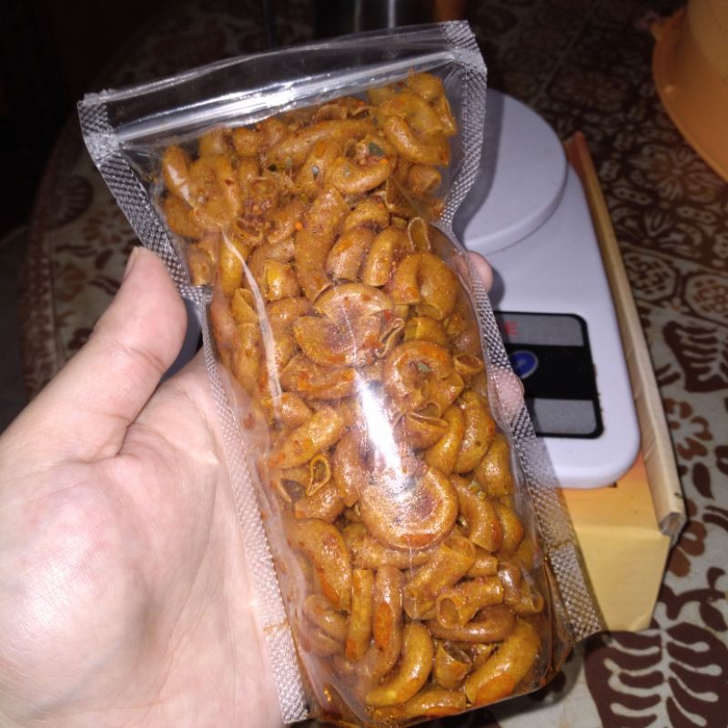 

makaroni bantet pedas jeruk 100gr