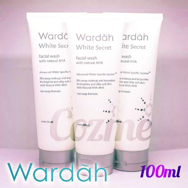 Wardah facial foam white secret / Wardah white secret