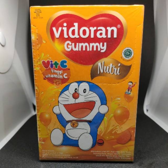

Vidoran Gummy Vitamin C dengan rasa jeruk yang enak permen lunak kenyal