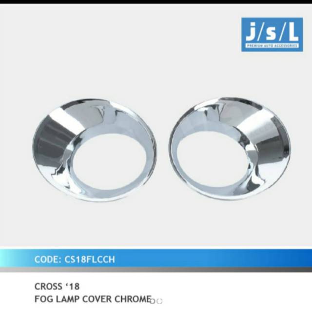 Cover ring foglamp Datsun cross/ foglamp cover chrome jsl