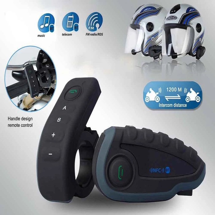 Bluetooth Intercom Helm V8 Vnetphone + FM Radio - hot item