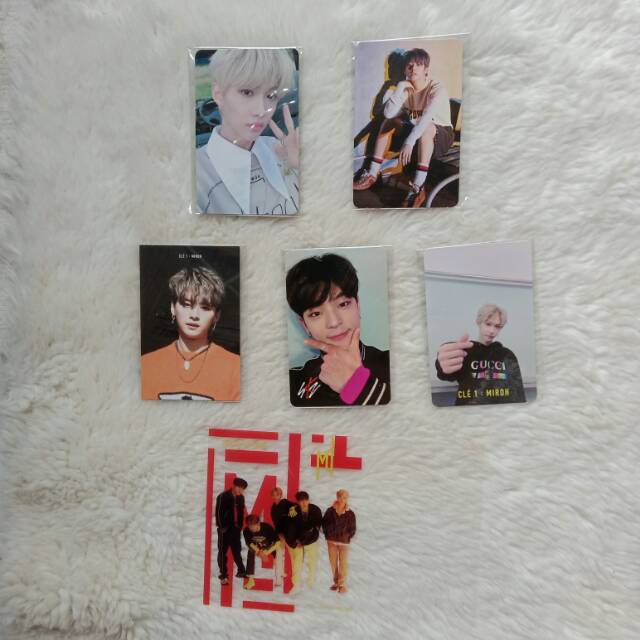 STRAY KIDS PHOTOCARD CLE MIROH Felix, Lee know, woojin