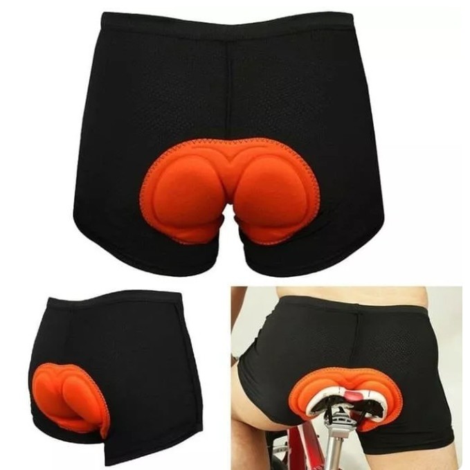 Celana Dalam Sepeda Olahraga Bantalan Gel Empuk Cycling Underwear